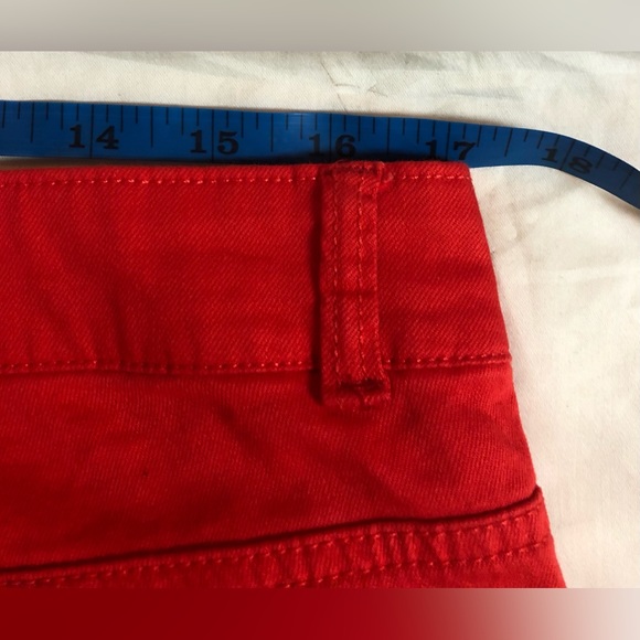 ASHLEY STEWART RED JEANS SIZE: 16 - Picture 7 of 10